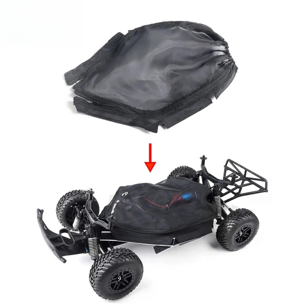 Rc Remo Hobby - غطاء شبكي من النايلون بسحاب مقاوم