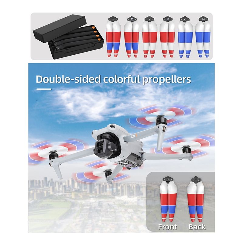 B92B 4 قطع لمروحة DJI Air 3 87 - مراجعة Dji Drone Air 3 وسعره