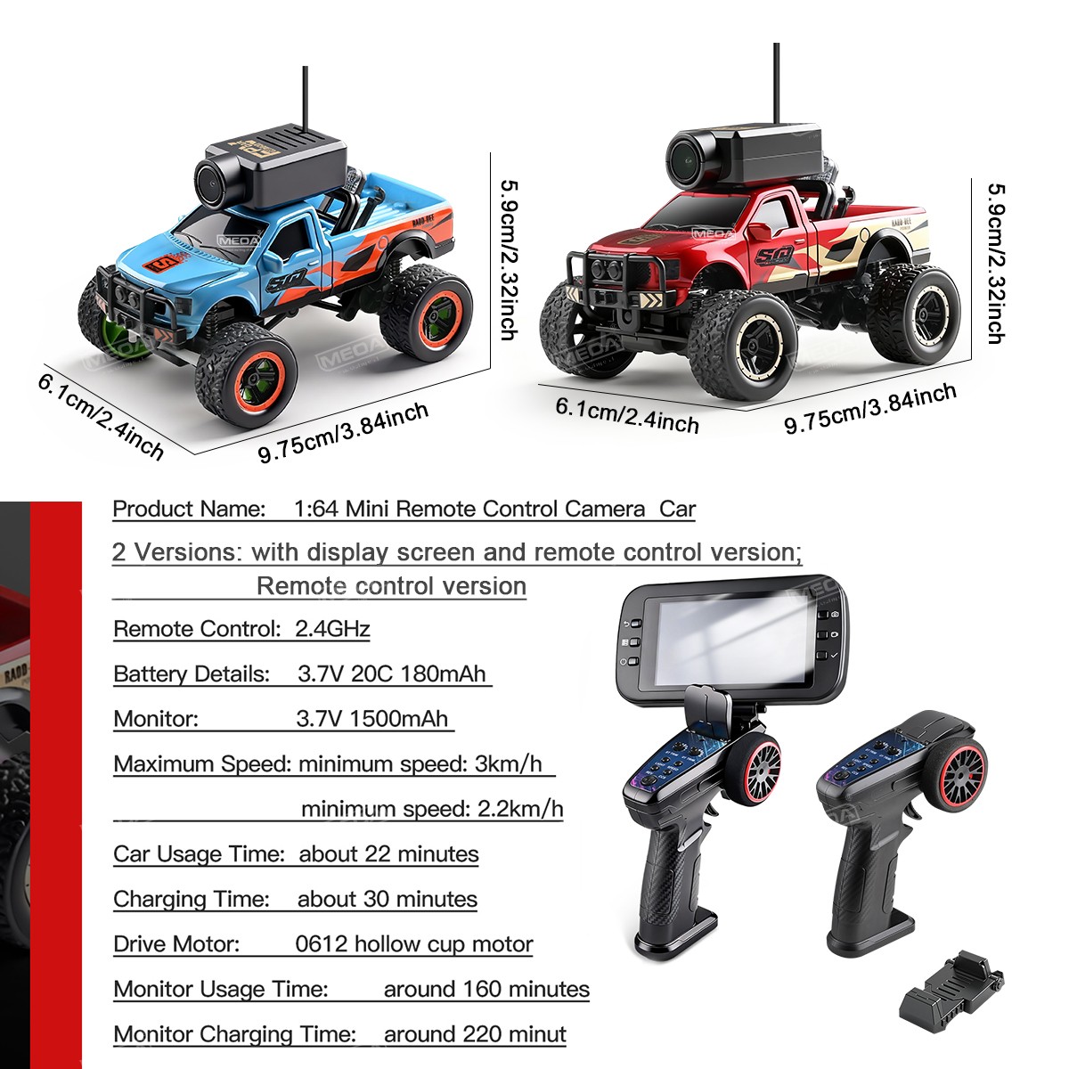 Wltoys 6407 1/64 FPV عرض الشخص - مراجعة Rc Hobby Grade Cars وسعره
