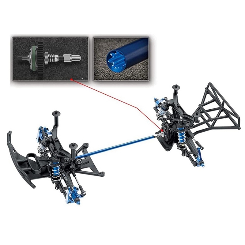 ABJL 3 قطع محور دفع خلفي معدني - مراجعة Rc Hobby Center وسعره